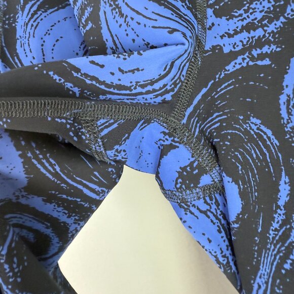 Sweaty Betty Zero Gravity Full Length Leggings Blue Swirl Size 14 - Picture 7 of 13